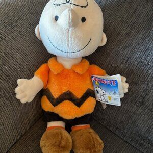 Kohl’s Cares For Kids Peanuts Charlie Brown 13” Plush Toy with Tag
